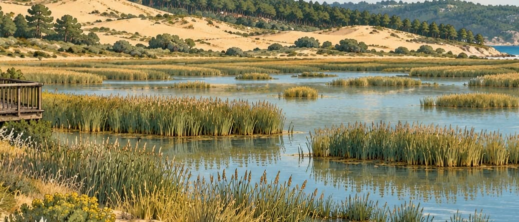 Illustration of Sarıkum Nature Conservation Area, Sinop