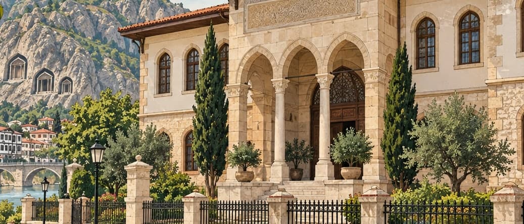 Illustration of Şehzadeler Museum, Amasya