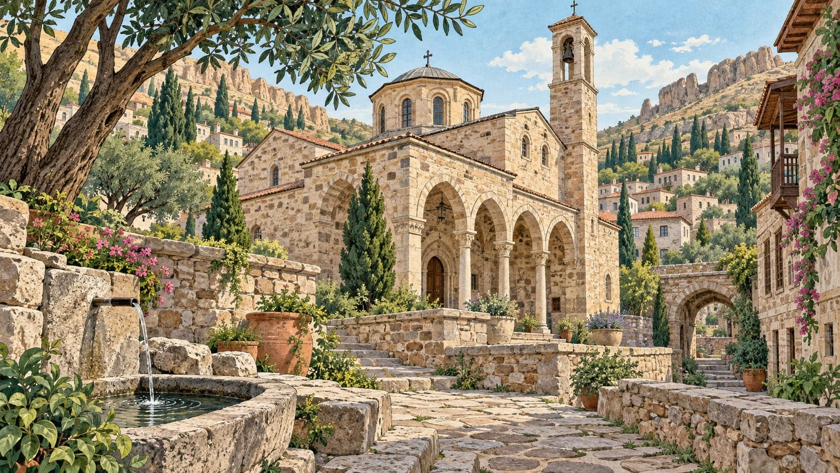 Illustration of Sille, Konya