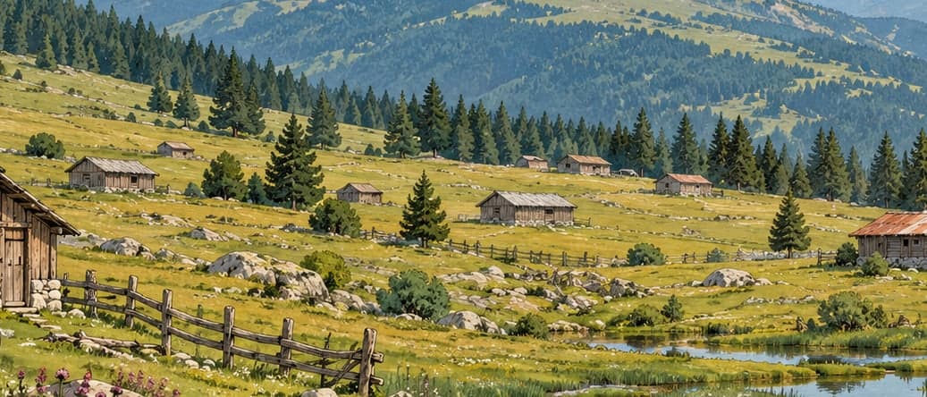Illustration of Sinekli Plateau, Düzce