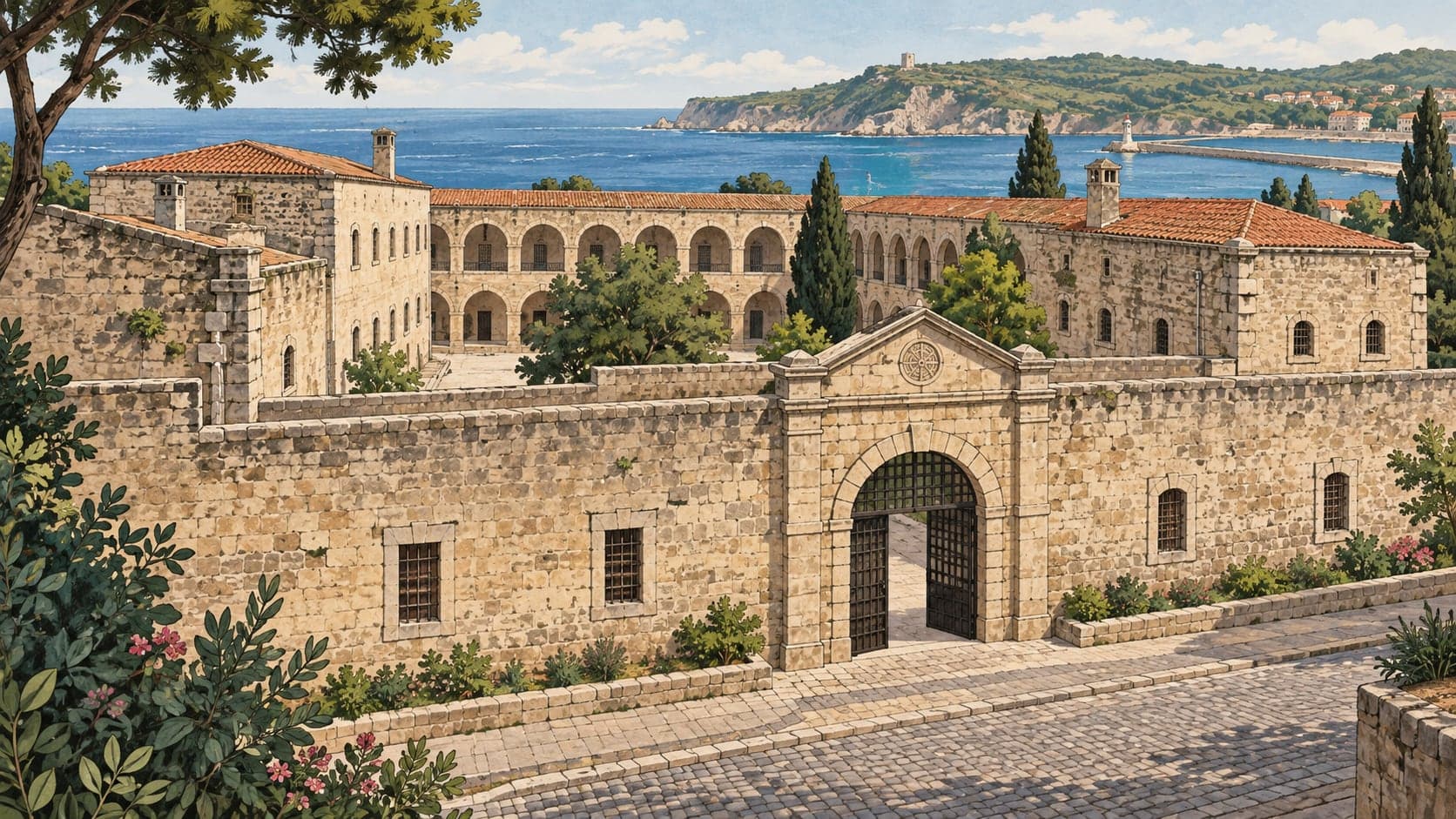 Illustration of Sinop Historical Prison, Sinop
