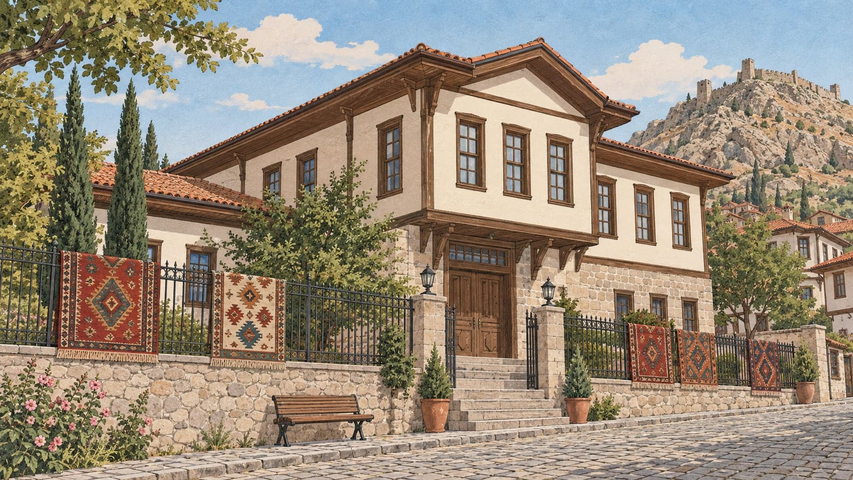 Illustration of Sivrihisar Applied Kilim Museum, Eskişehir