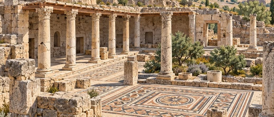 Illustration of Sobessos Archaeological Site, Nevşehir