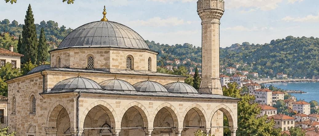 Illustration of Soğuk Su Mosque, Giresun