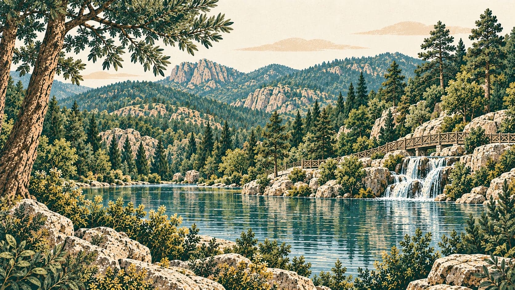 Illustration of Soğuksu National Park, Ankara