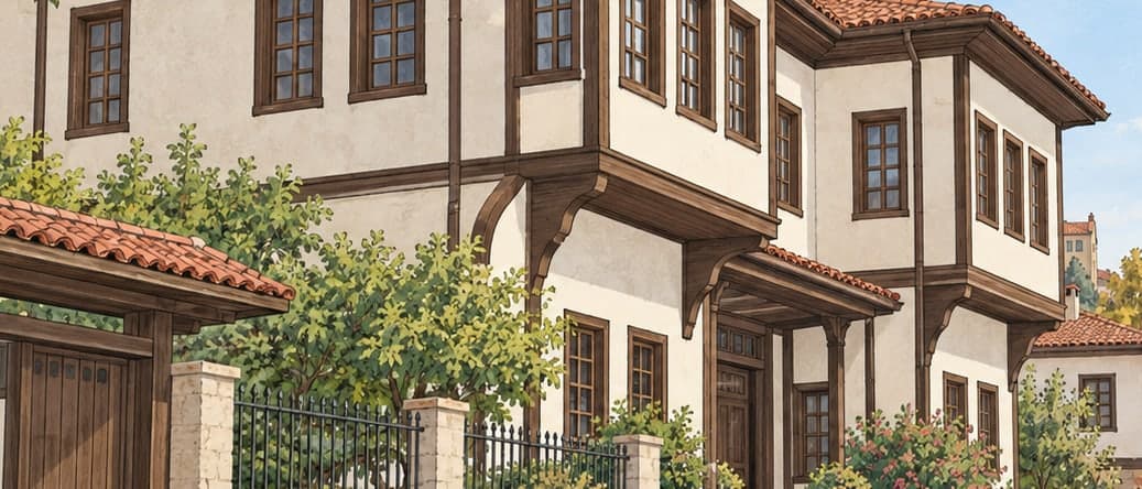 Illustration of Sultan Mosque and Complex, Manisa