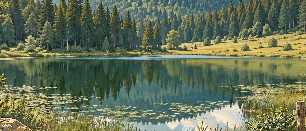Illustration of Sülüklügöl Nature Park, Bolu