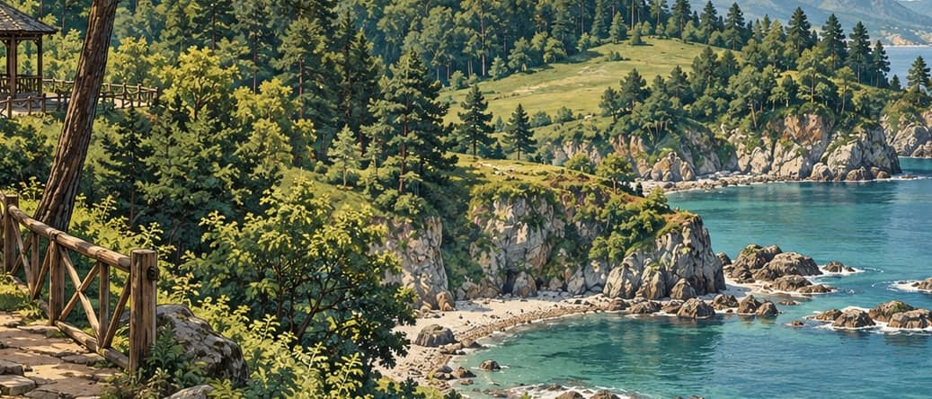 Illustration of Sürmene Çamburnu Nature Park, Trabzon