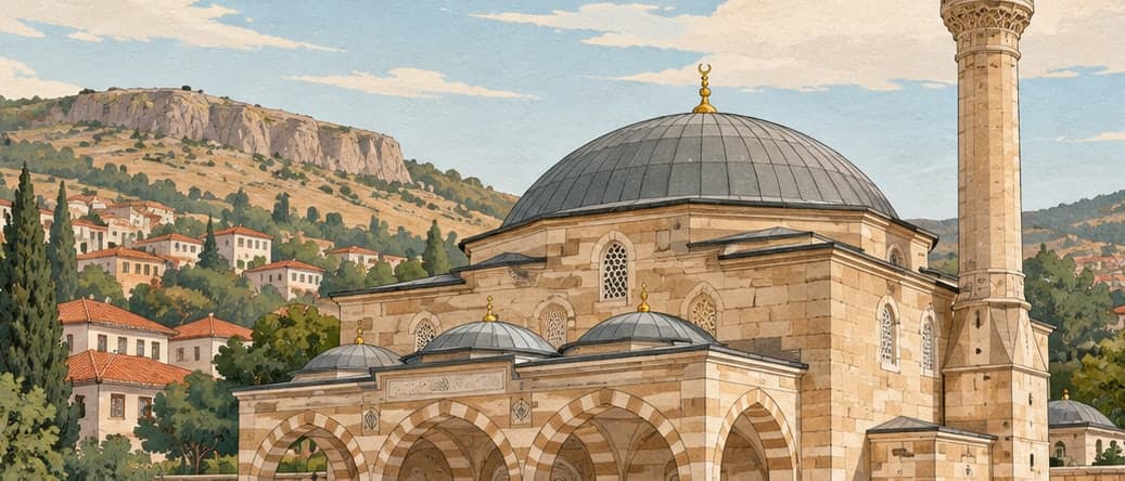 Illustration of Tekke Arap Dede Mosque, Yozgat