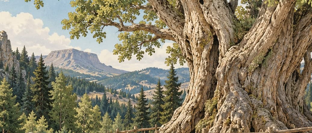 Illustration of Titrek Kavak Natural Monument, Konya