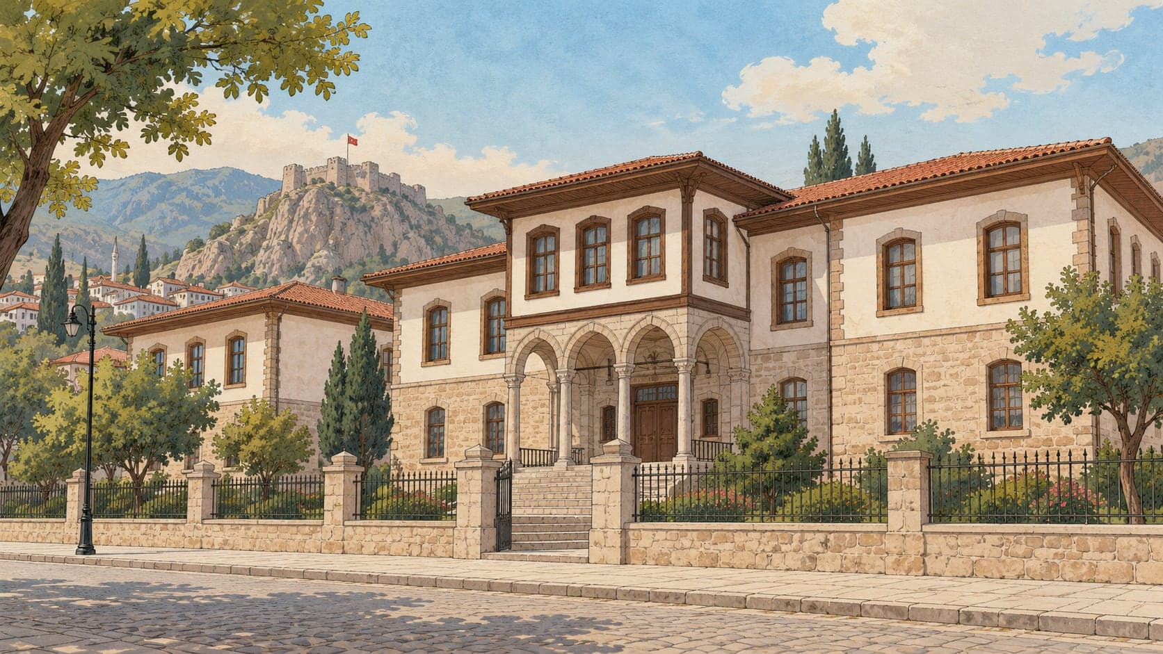 Illustration of Tokat City Museum, Tokat