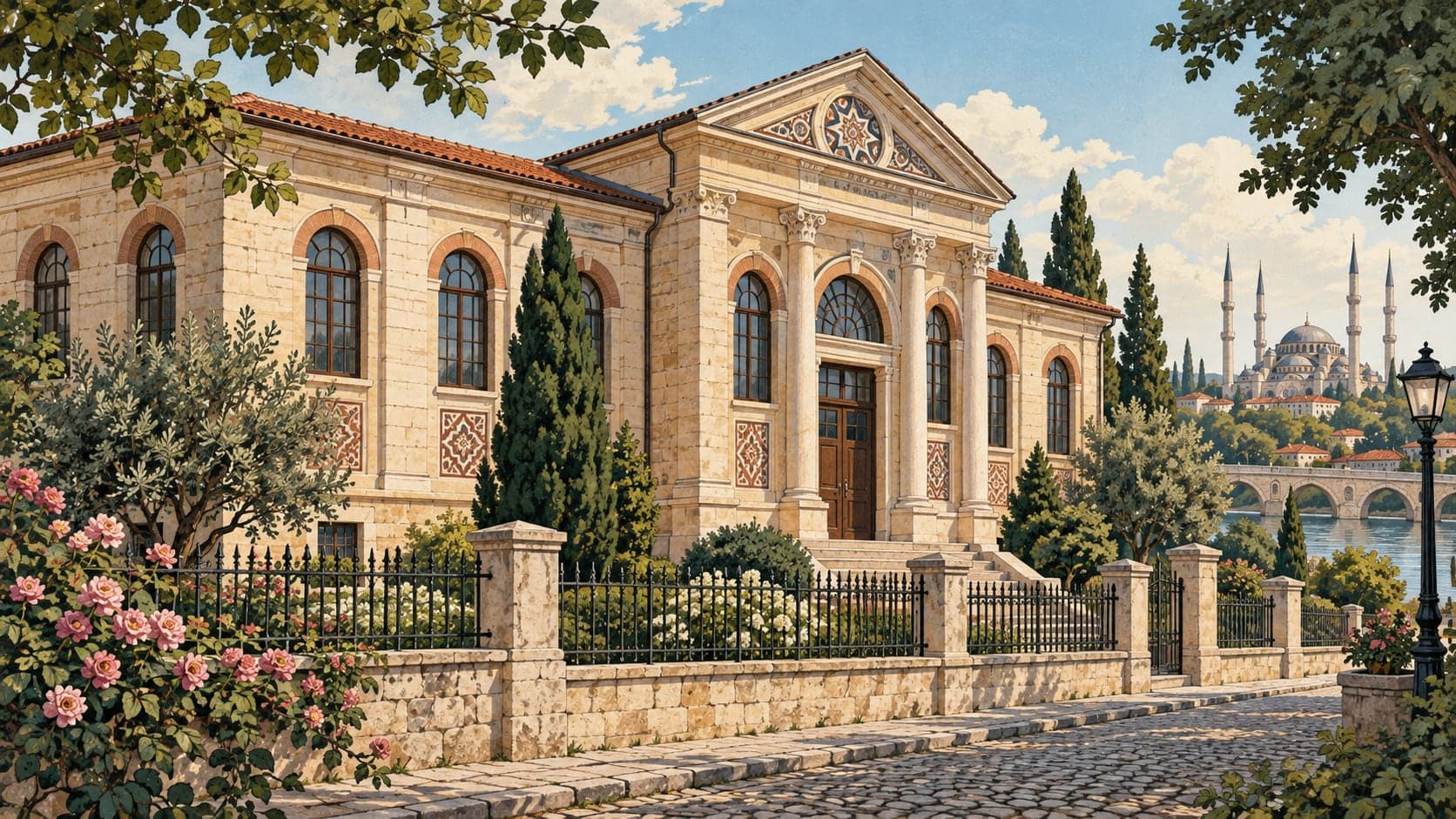 Illustration of Trakya University Balkan Universities Union Museum, Edirne