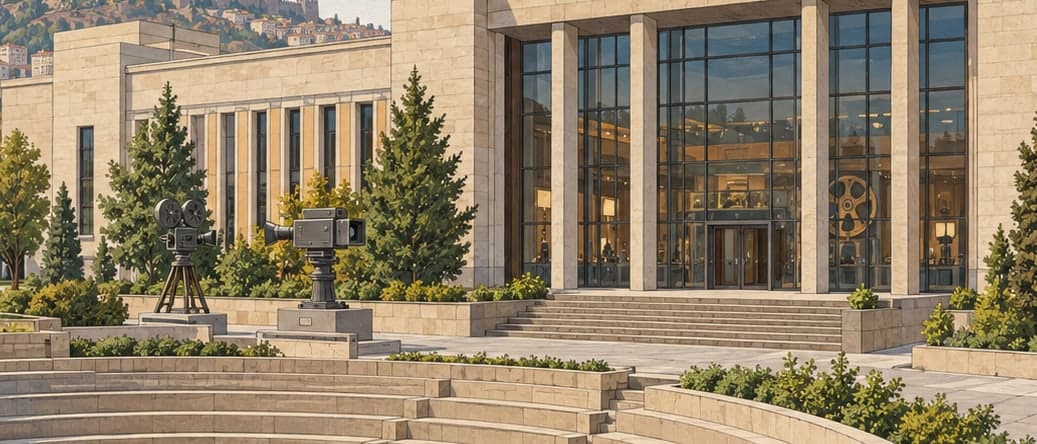 Illustration of TRT Broadcasting History Museum, Ankara