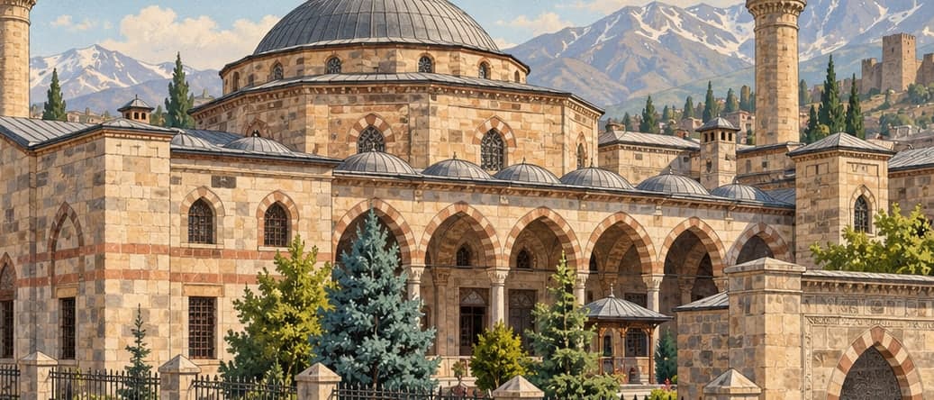 Illustration of Türk-İslam Works and Ethnography Museum, Erzurum
