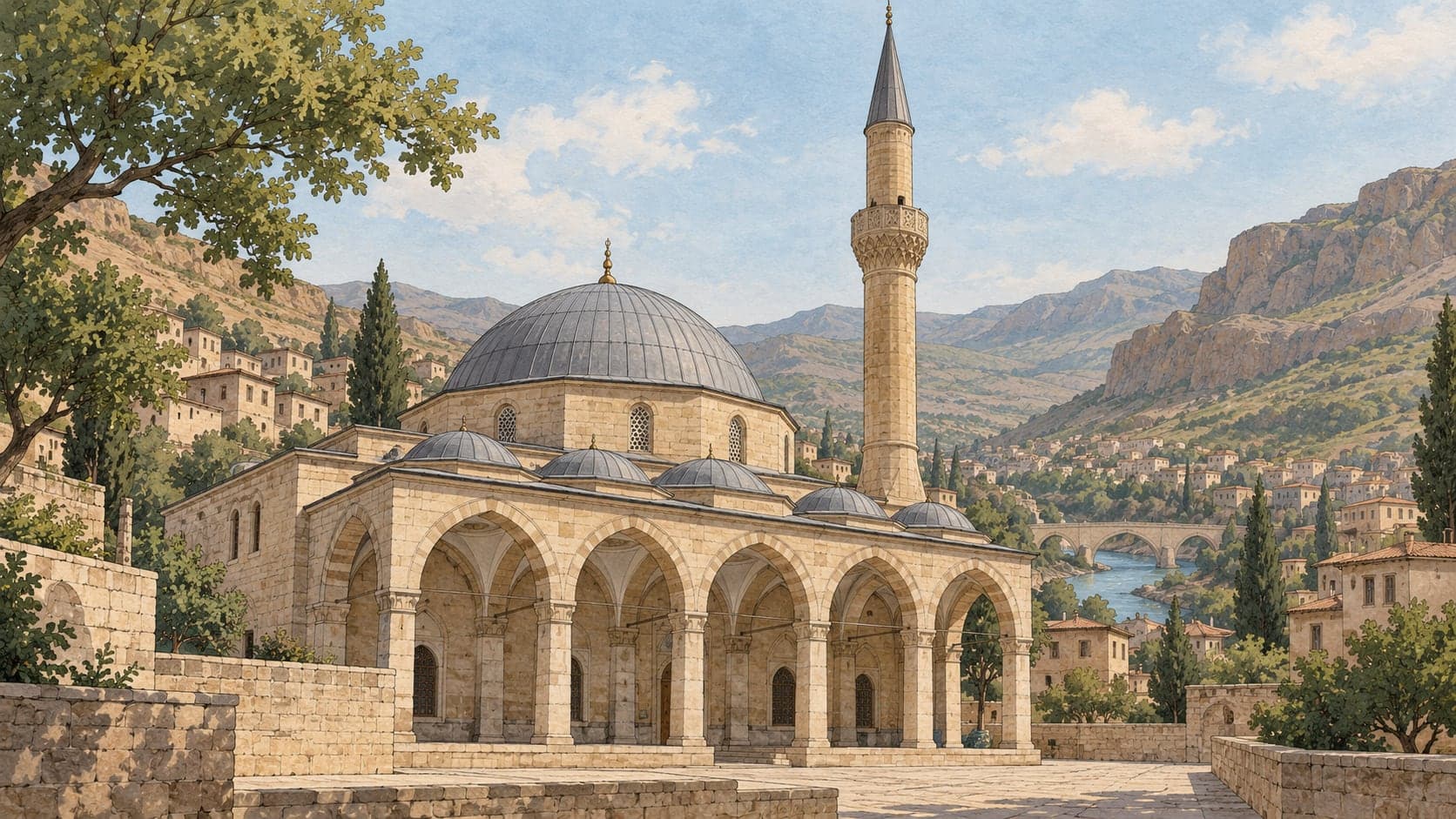 Illustration of Great Mosque, Siirt
