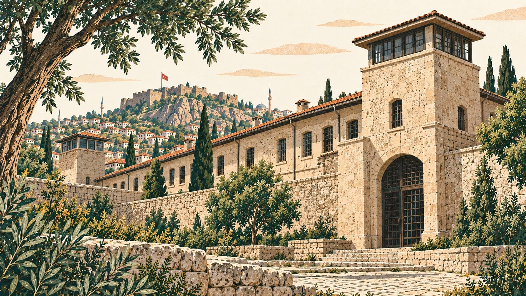 Illustration of Ulucanlar Cezaevi Museum, Ankara