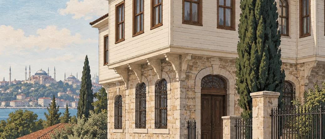Illustration of Yahya Kemal Beyatlı City Museum, İstanbul