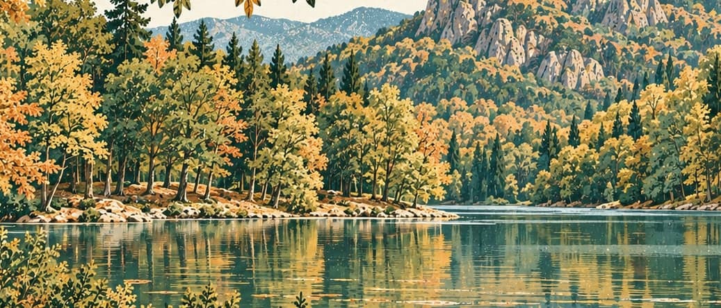 Illustration of Yedigöller National Park, Bolu