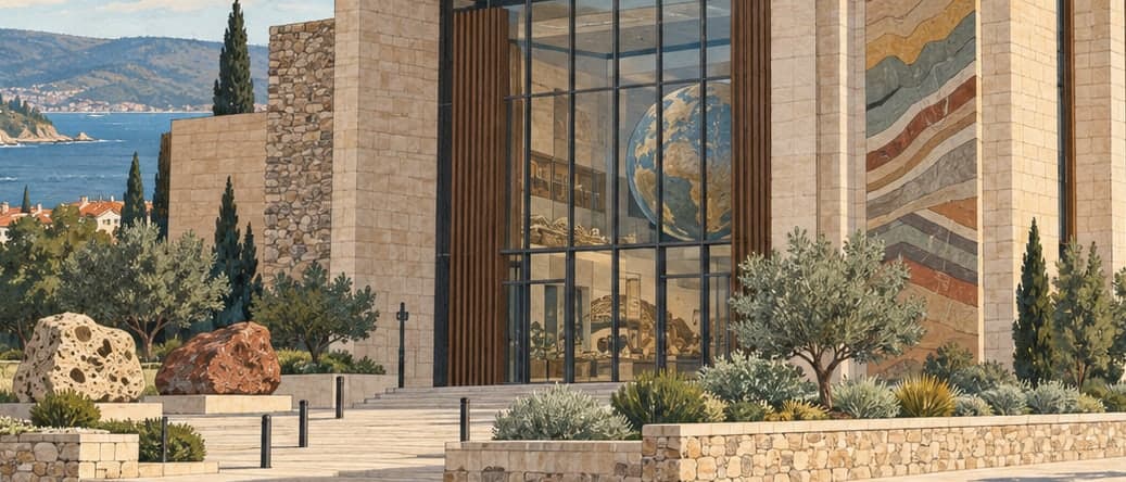 Illustration of Earth Sciences and Natural History Museum, Çanakkale