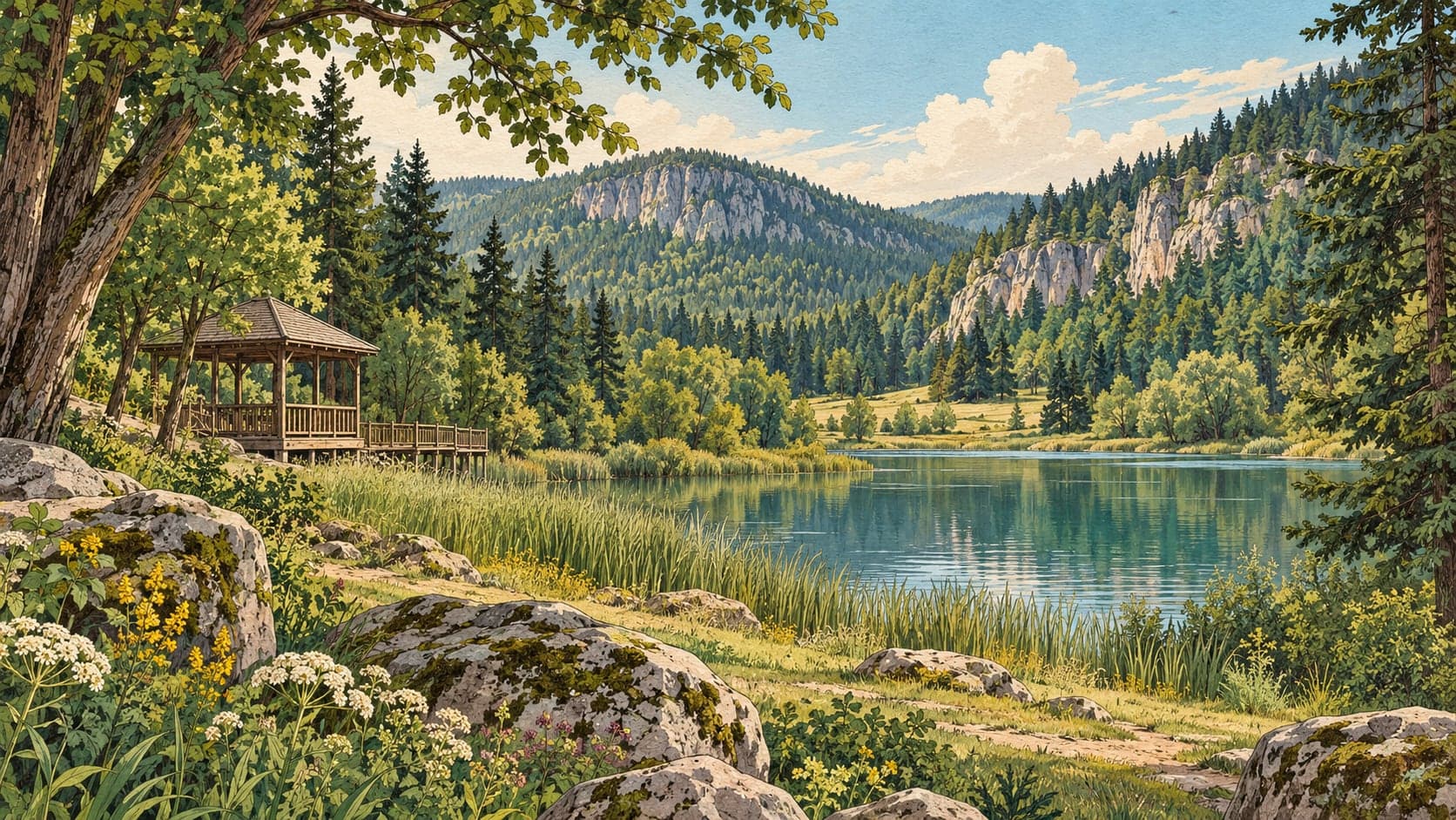 Illustration of Yeşilyuva Nature Park, Kastamonu