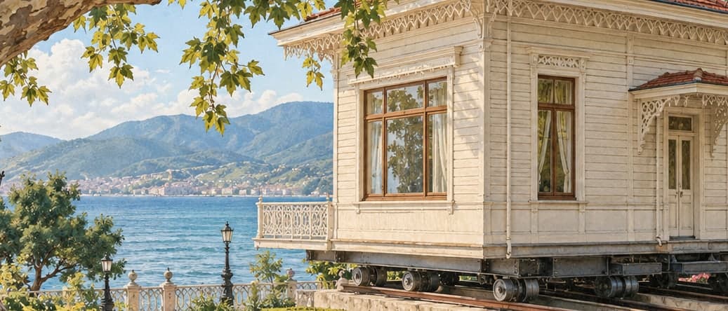 Illustration of Yürüyen Pavilion, Yalova