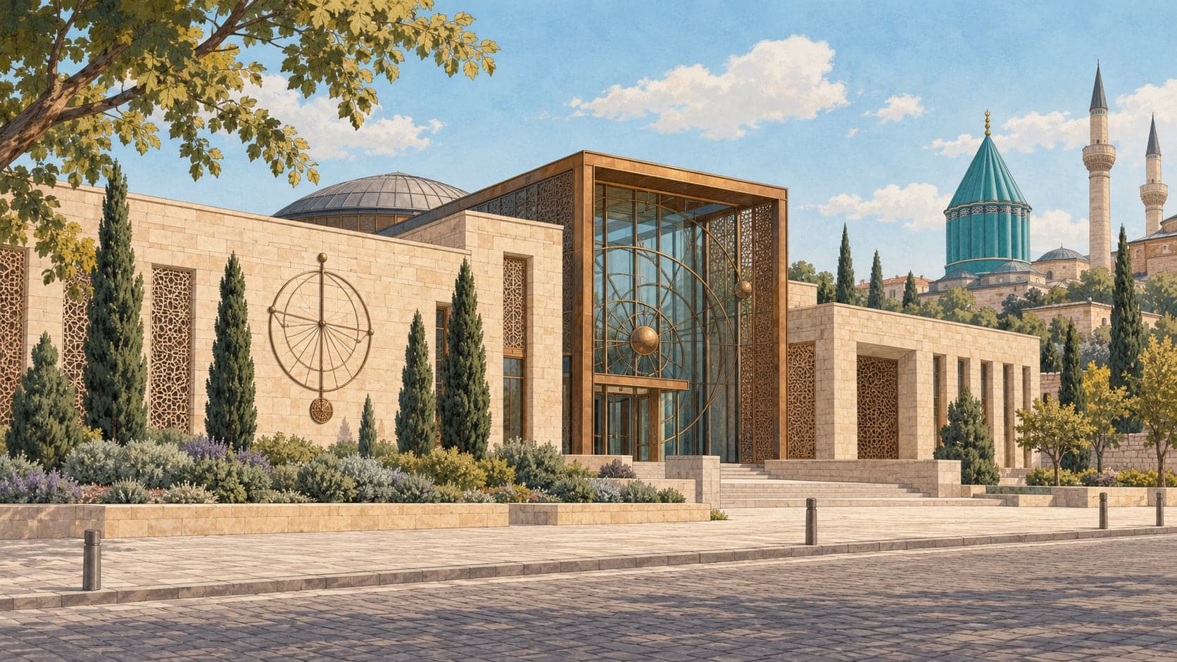 Illustration of Time Museum, Konya