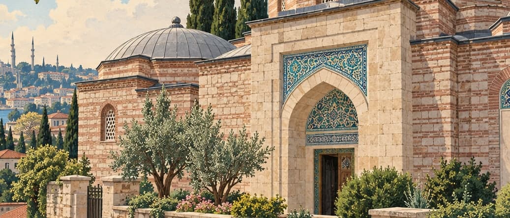 Illustration of Zeyrek Tiled Bath Museum, İstanbul