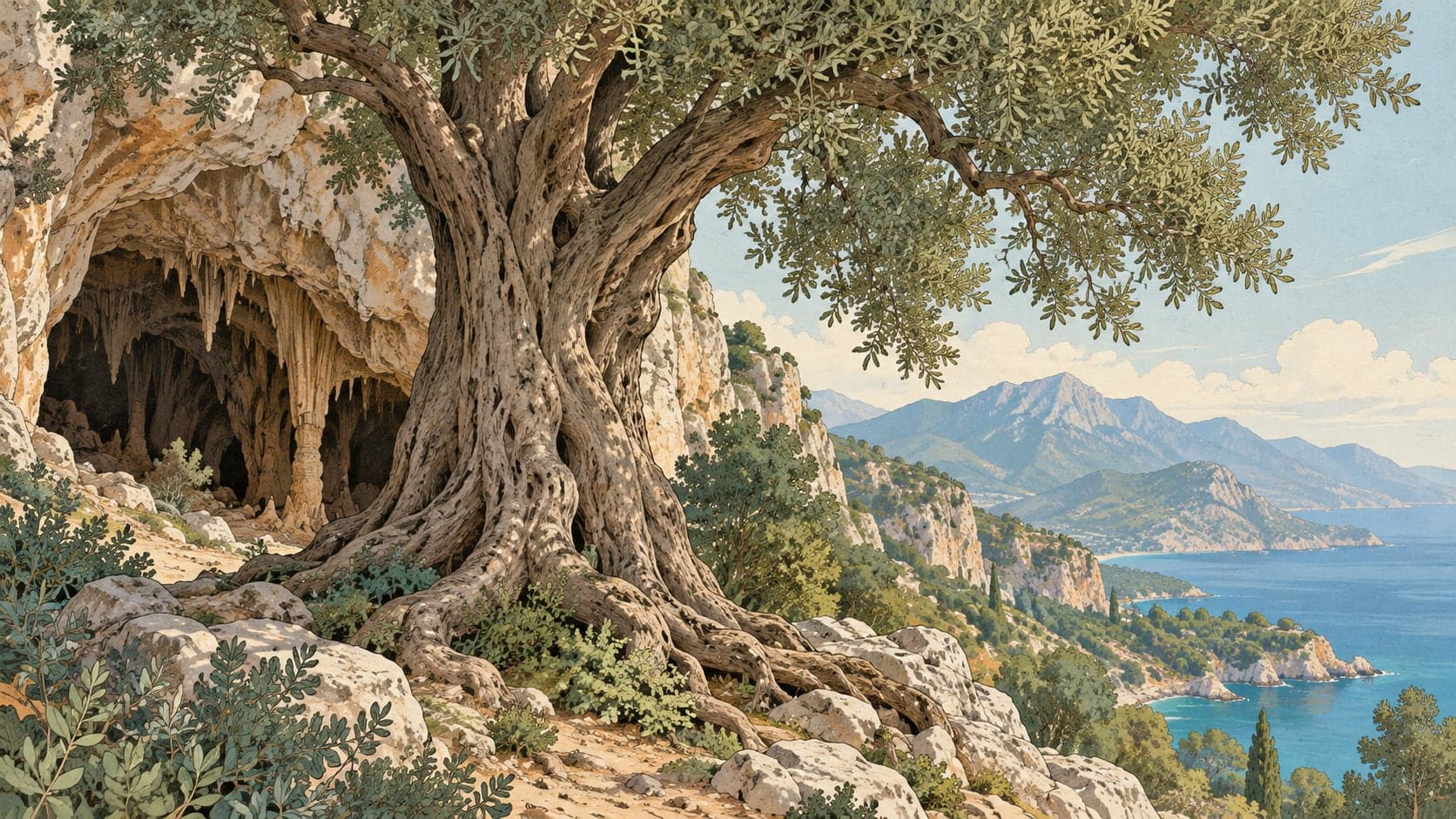 Illustration of Zeytintaşı Cave Natural Monument, Antalya