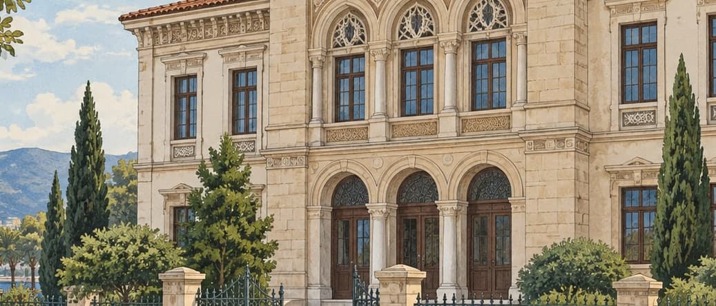 Illustration of Ziraat Bank İzmir Art Museum, İzmir